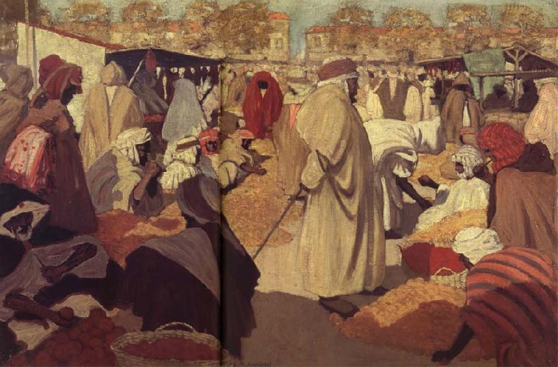 Henri Evenepoel Orange Market in Blidah oil painting picture